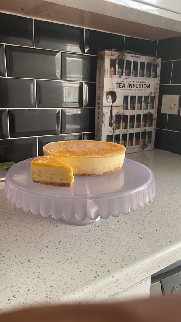 Classic Vanilla and Orange Zest Cheesecake